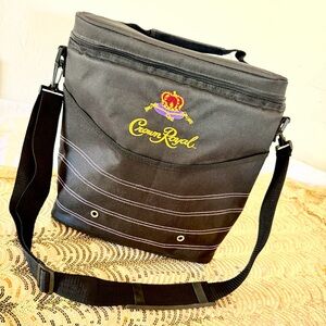 Rare Crown Royal Insulated Tote Bag Soft Cooler w/ Shoulder Strap 12x12x6 NEW